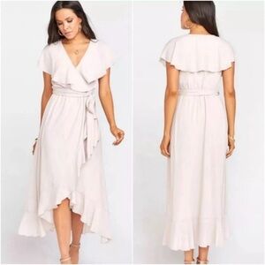 Show‎ Me Your Mumu Women’s Bridesmaid Wedding Guest Jess Ruffle Midi Dress 1X